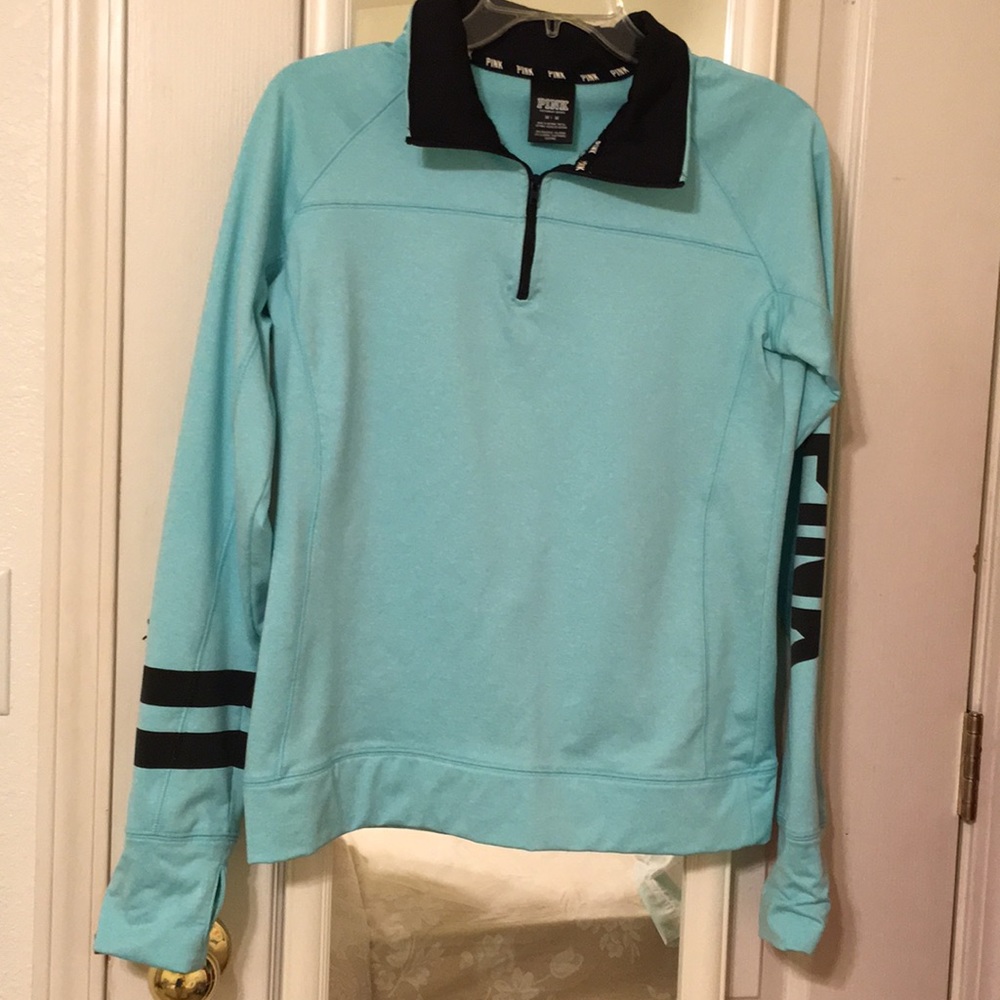 PINK VS Half-zip sweater